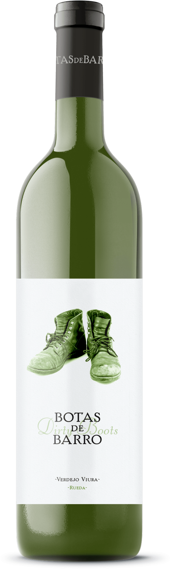 Botas De Barro Verdejo Con Capsule - Monte Da Cal Colheita Selecionada 2015 Red Wine (775x2048), Png Download