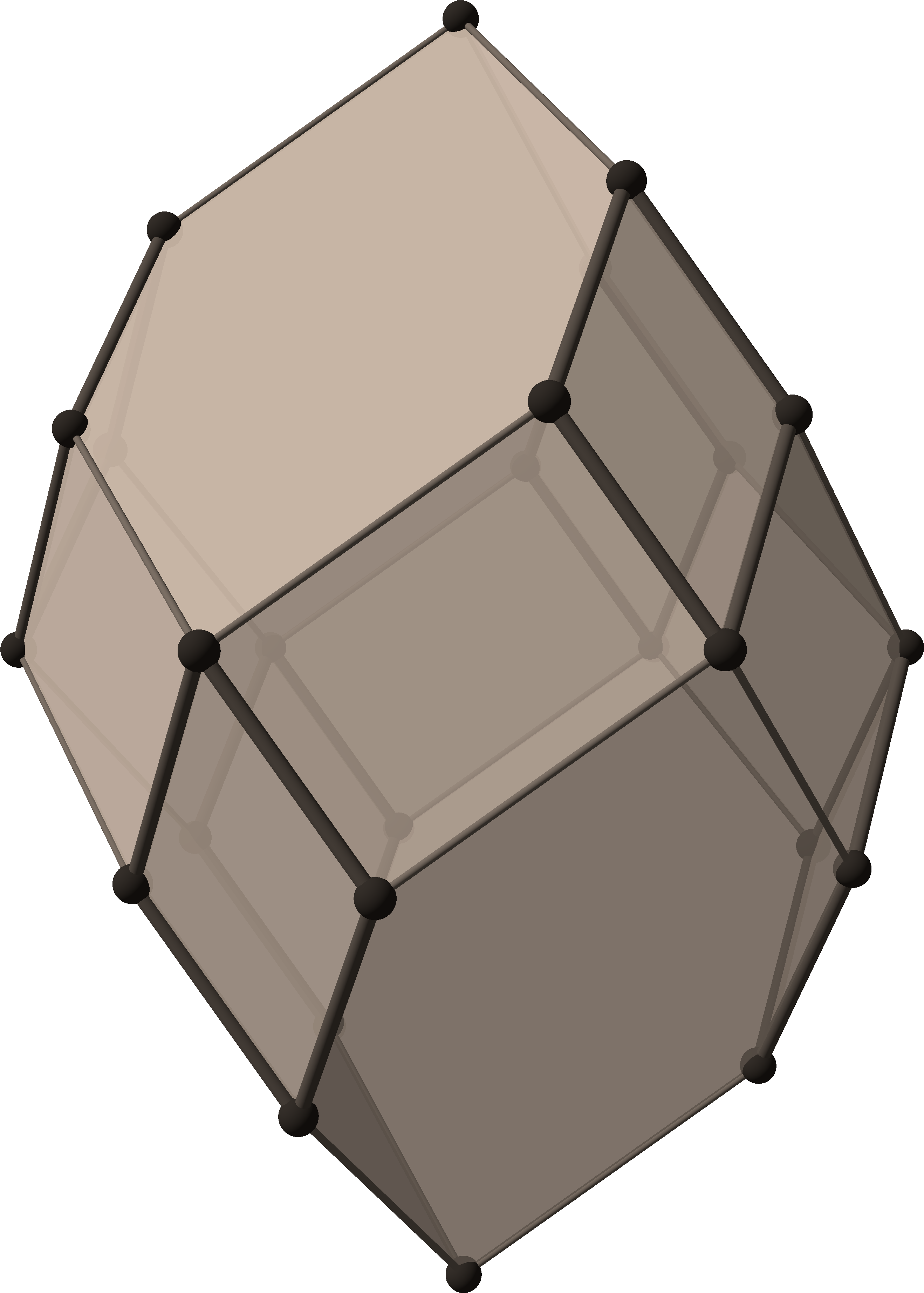 Beige Concertina Cube - Box (2865x3889), Png Download