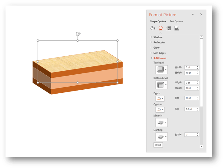 Powerpoint 3d Cuboid Example - Three-dimensional Space (738x556), Png Download