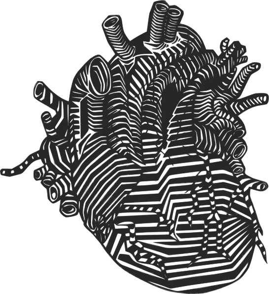 Heart Png Clip Art (546x595), Png Download