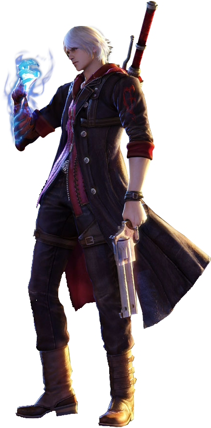 No Caption Provided - Nero Devil May Cry 4 Png (466x874), Png Download