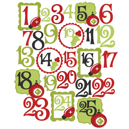 Christmas Countdown Clipart (432x432), Png Download