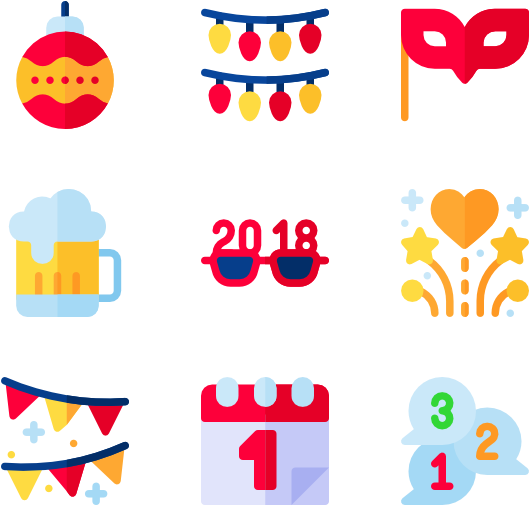 New Year (600x564), Png Download
