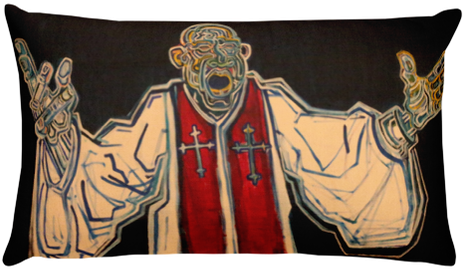 Throw Pillow Featuring Art By James Stephen Terrell - Cushion (498x498), Png Download