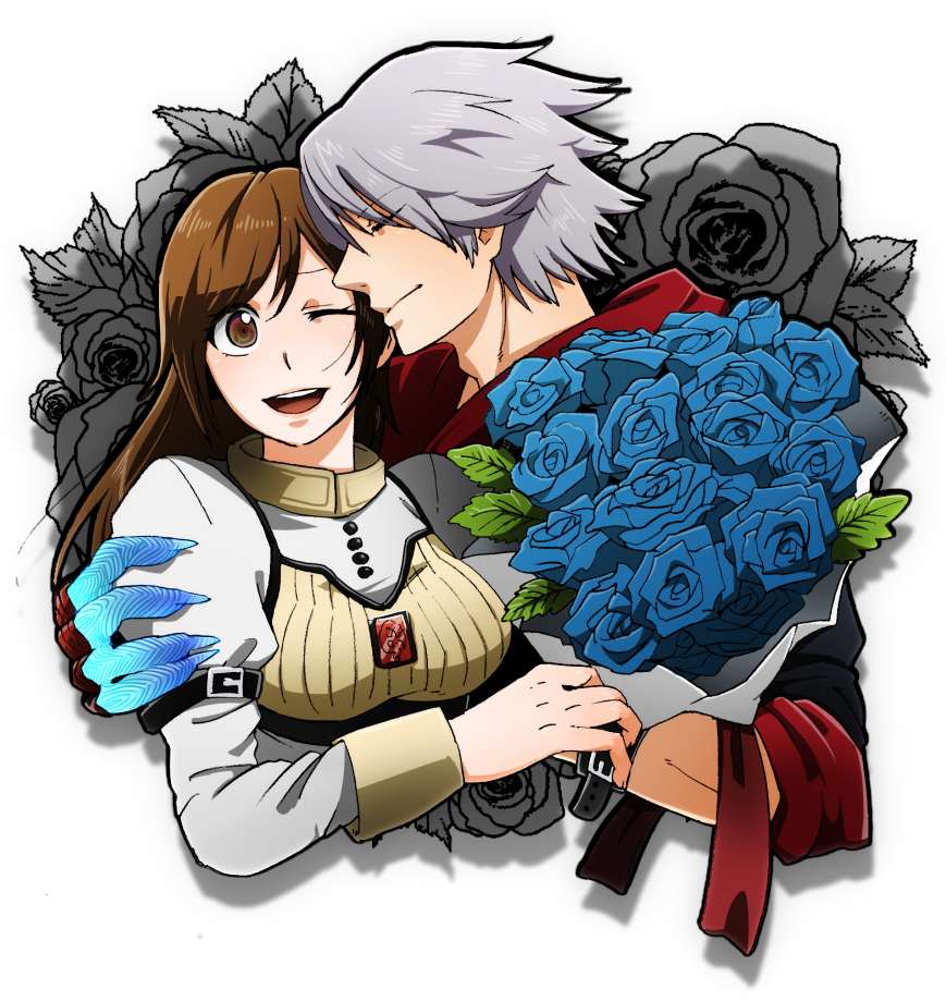Devil May Cry Clipart - Devil May Cry Anime Romance (868x964), Png Download