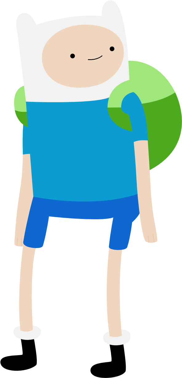 Finn The Human Png - Finn The Human Transparent (615x1247), Png Download