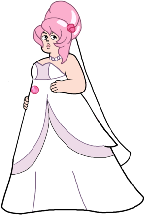 Rose Quartz Married 2 - Cartoon (342x479), Png Download