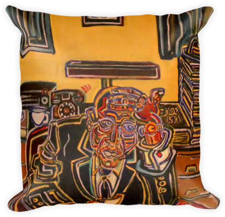 Throw Pillow Featuring Art By James Stephen Terrell - Cushion (498x498), Png Download