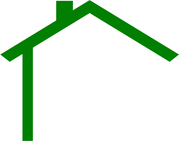Green House Clip Art (600x491), Png Download