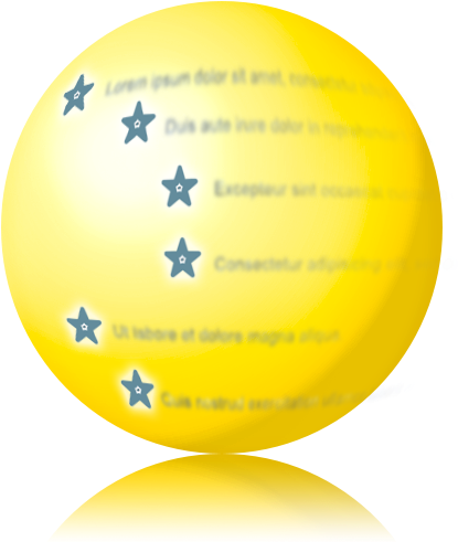 Gold Outline Ball - Circle (500x500), Png Download