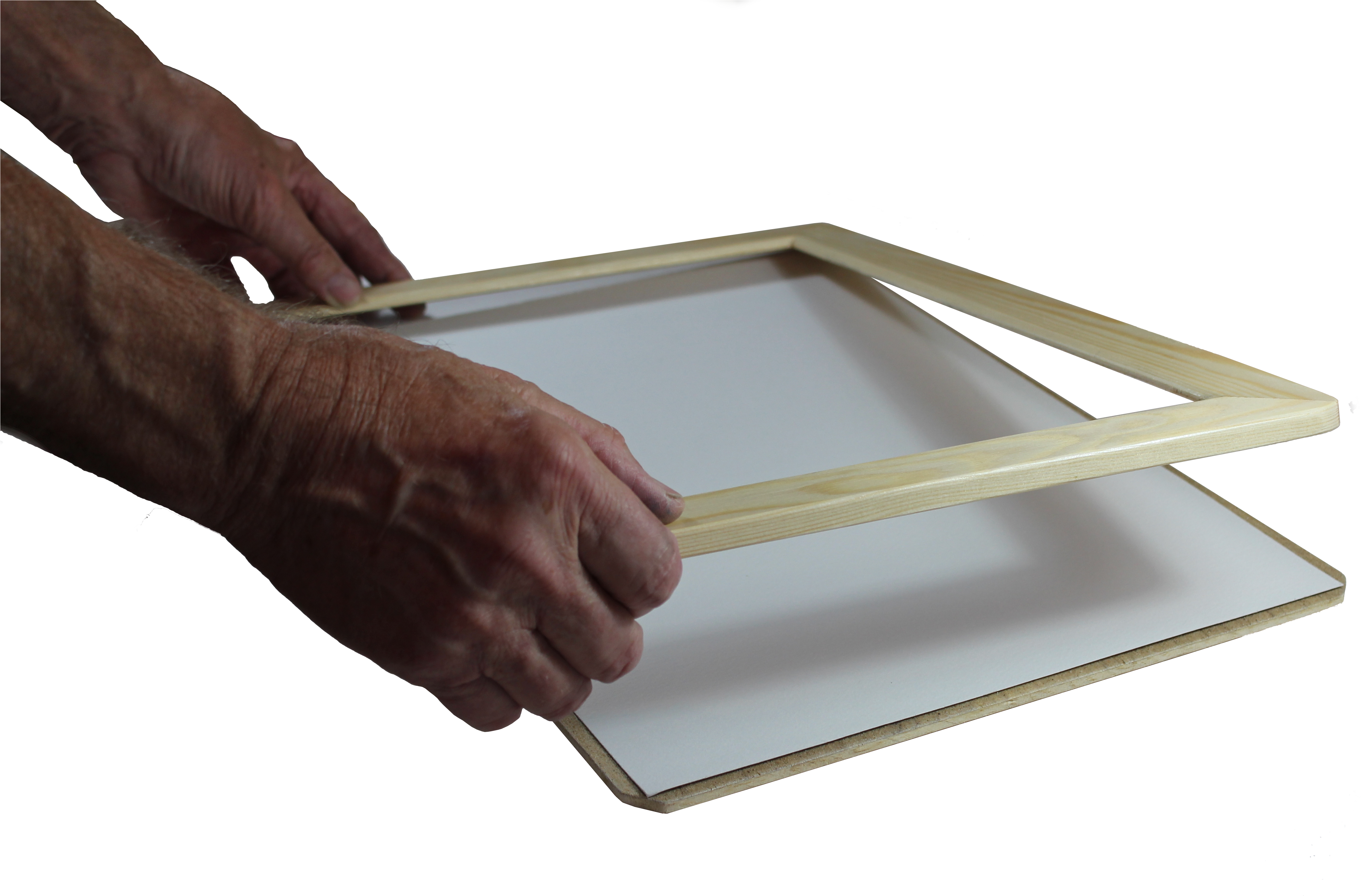 With The Frame Securely In Place, On Top Of The Paper, - Paper (5184x3456), Png Download