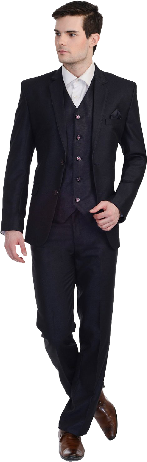 Black Man In Suit Png (1000x1500), Png Download