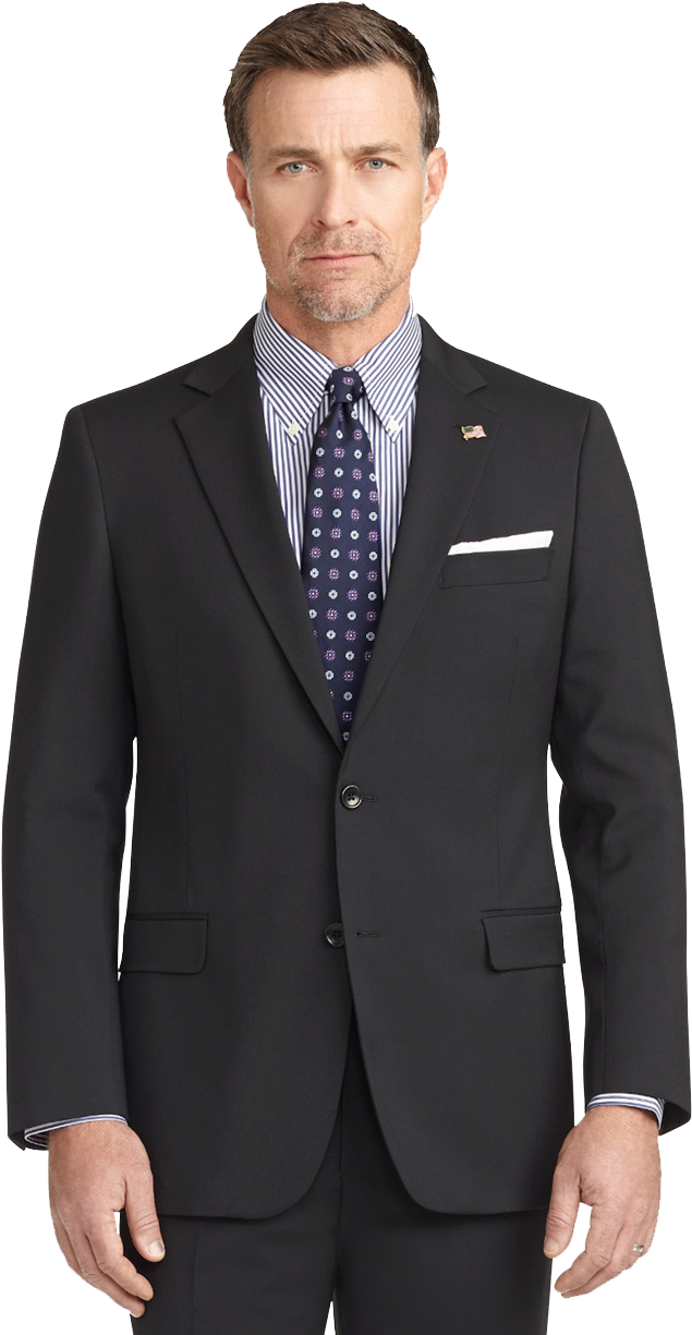 Groom - Brooks Brothers Fitzgerald Charcoal (1024x1243), Png Download