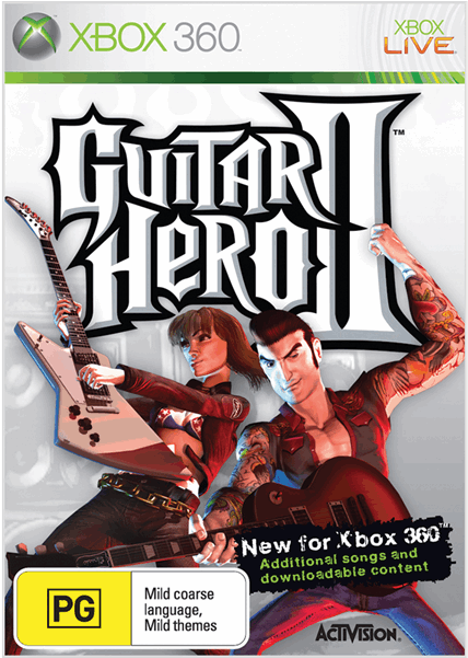 Guitar Hero 2 Xbox 360 (600x600), Png Download