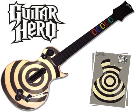 Novas Guitarras Do Guitar Hero - Guitar Hero 2 Logo (484x401), Png Download