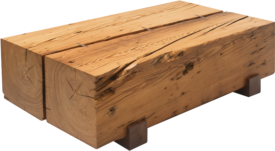 Beam Coffee Table - Wooden Block Coffee Table (1024x601), Png Download