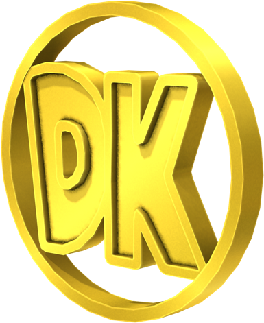 Dk Coin - Donkey Kong Dk Png (480x480), Png Download