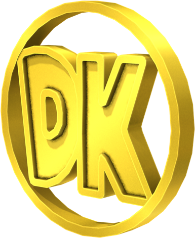 Dk Coin - Donkey Kong Dk Png - Free Transparent PNG Download - PNGkey