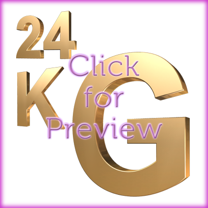 Golden Roman Numerals - Gold (425x425), Png Download