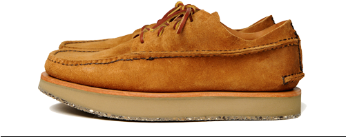 14529m All Handsewn Maine Guide Rocker Ox Fo Golden (500x400), Png Download