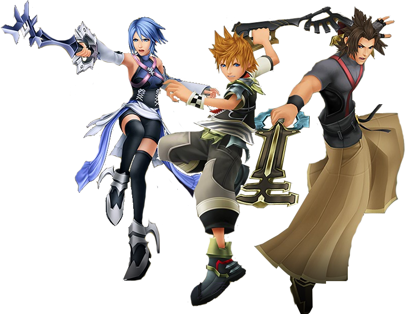 Terra, Ventus, And Aqua (826x621), Png Download