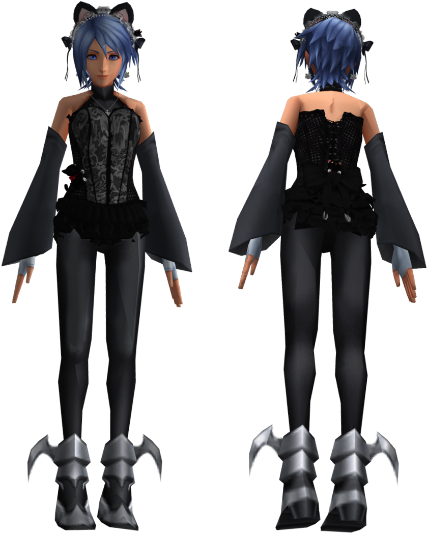 Aqua Images Aqua Halloween Outfit Jointoperation Hd - Halloween Aqua Kingdom Hearts (1038x1284), Png Download