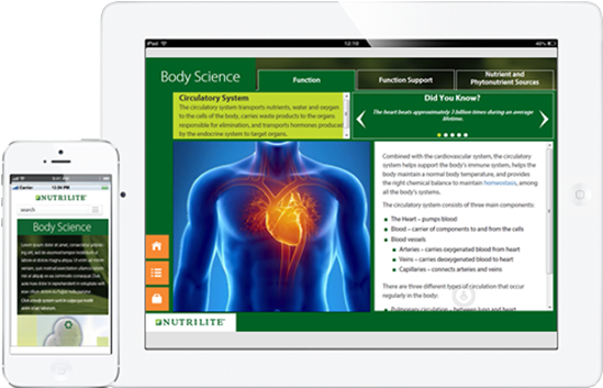 The Body Science Mobile Tool Gives Amway Business Owners, - Acls Provider Manual: Study Guide For Advanced Cardiovascular (617x395), Png Download