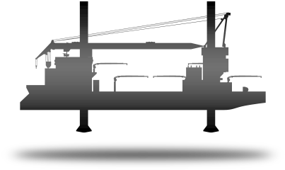 The A2sea Fleet - Offshore Installation Vessel Illustration (440x320), Png Download