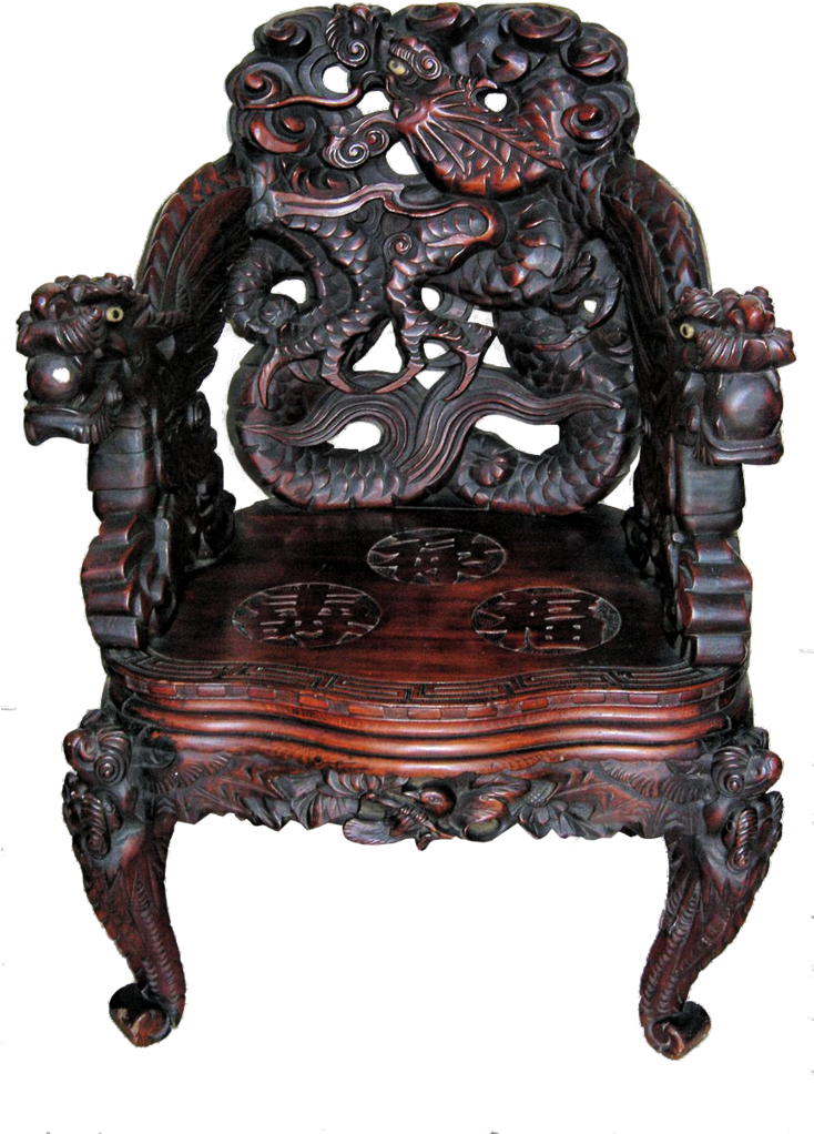 Chair Png By Camelfobia - Wooden King Chair Png (733x1088), Png Download