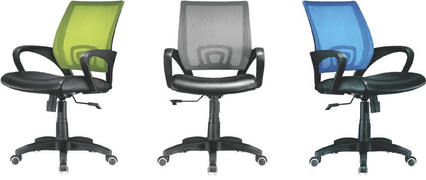 Lumi Source Officer Office Chair | Silver (960x480), Png Download