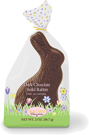 Niagara Solid Dark Chocolate Easter Bunny For Fresh - Candy (500x500), Png Download