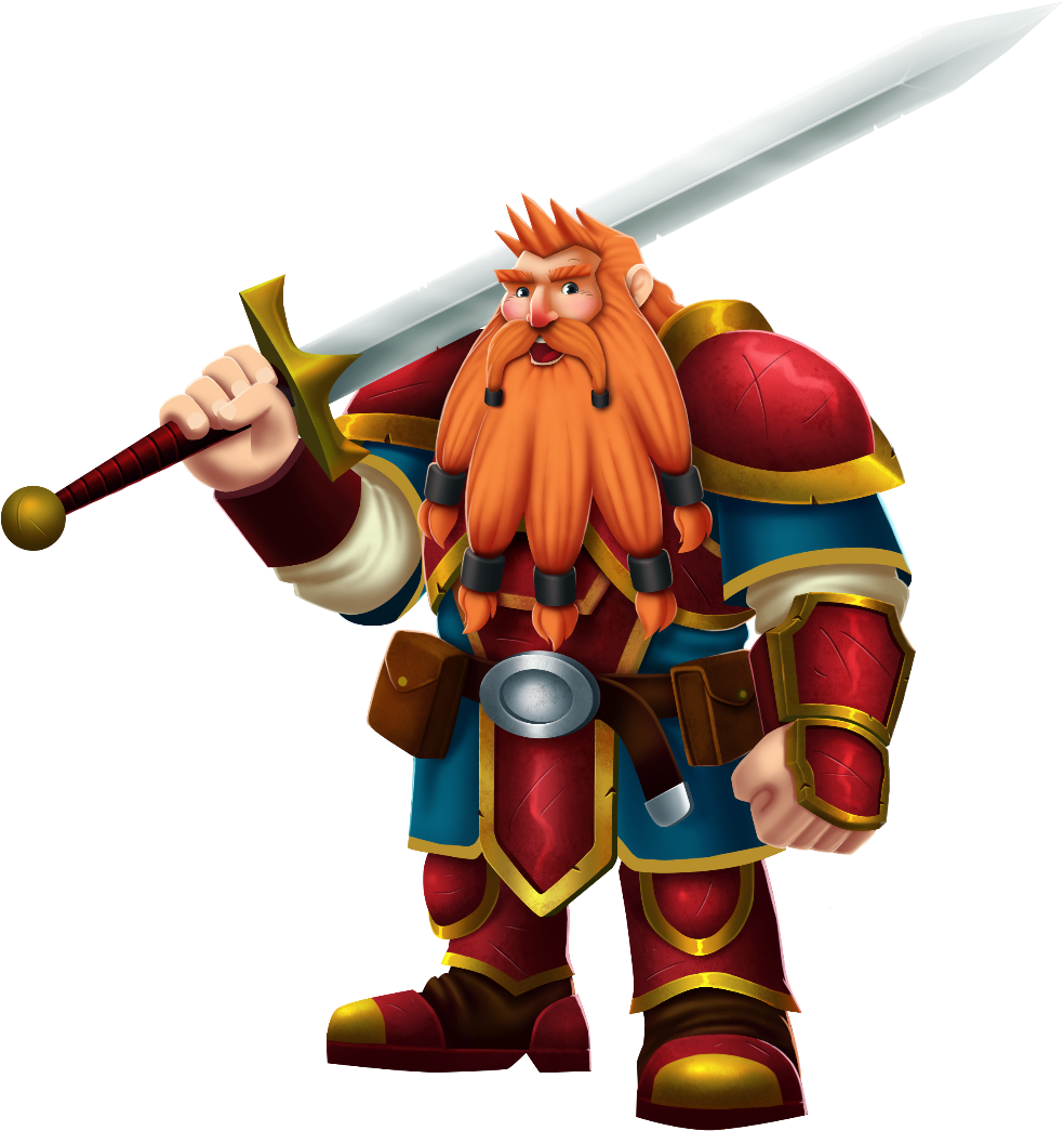 The Longsword's Main Objective The Pointy End Goes - The Dwarves (1000x1069), Png Download