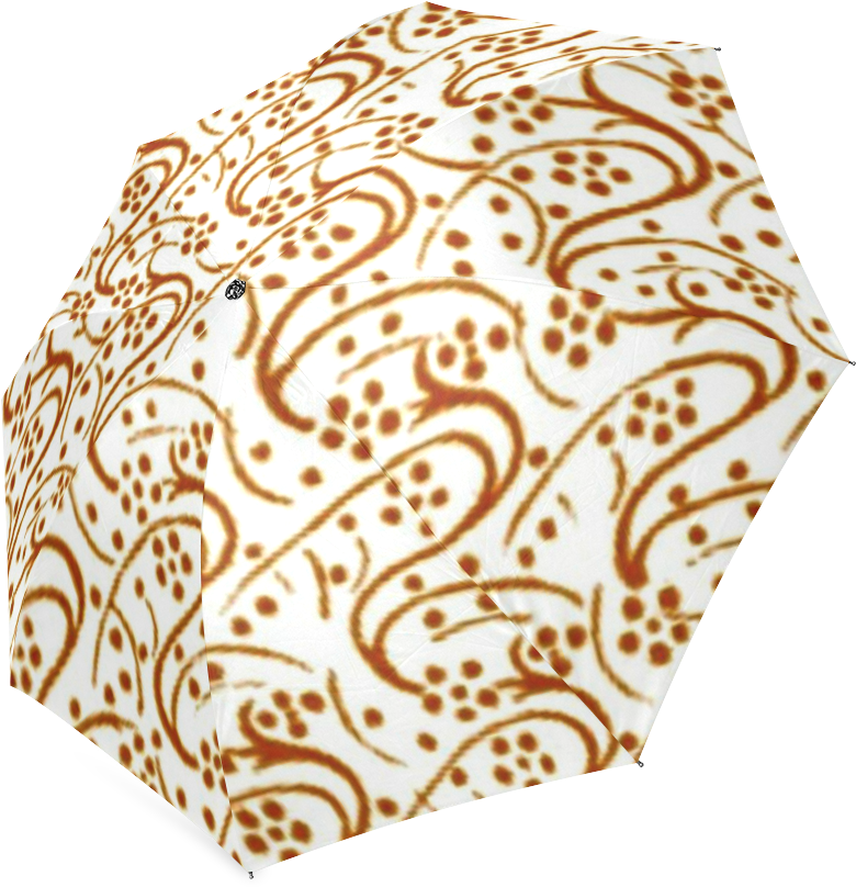 Vintage Swirl Floral Brown Custom Auto Foldable Umbrella - Vintage Swirls Floral Pink Canvas Print - Small (1000x1000), Png Download