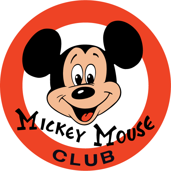 Mickey Mouse Clubhouse Logo Font - Mickey Mouse In The 1950s (586x587), Png Download