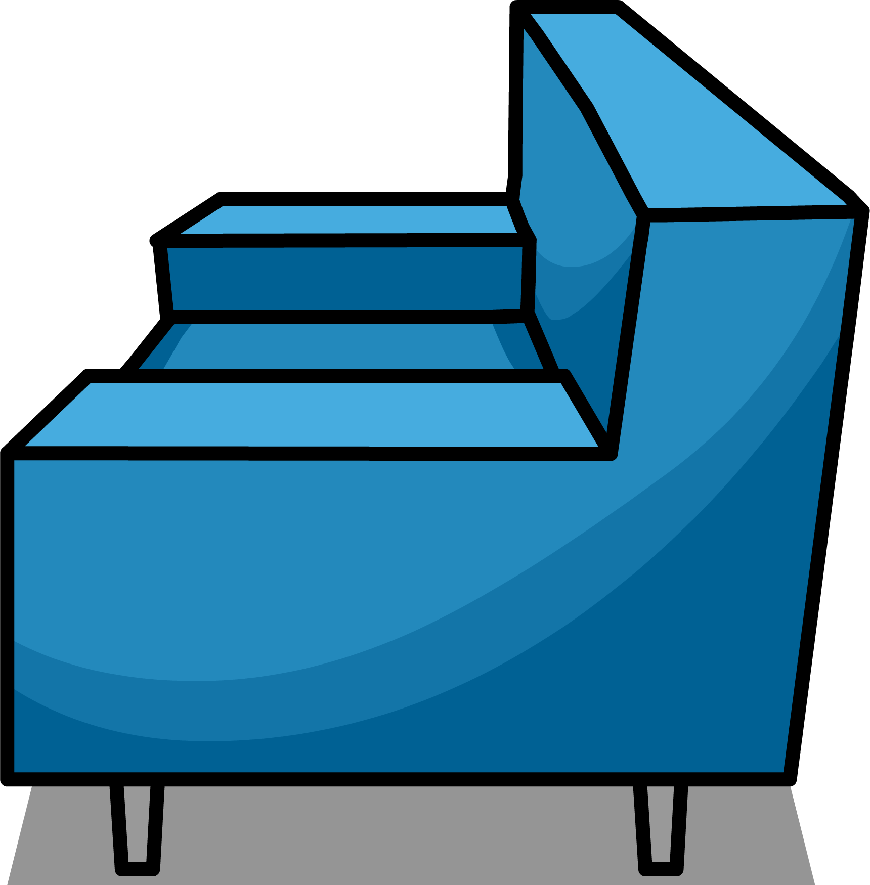 Modern Chair Sprite 003 - Chair (1720x1750), Png Download