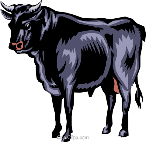 Bull Royalty Free Vector Clip Art Illustration (480x465), Png Download