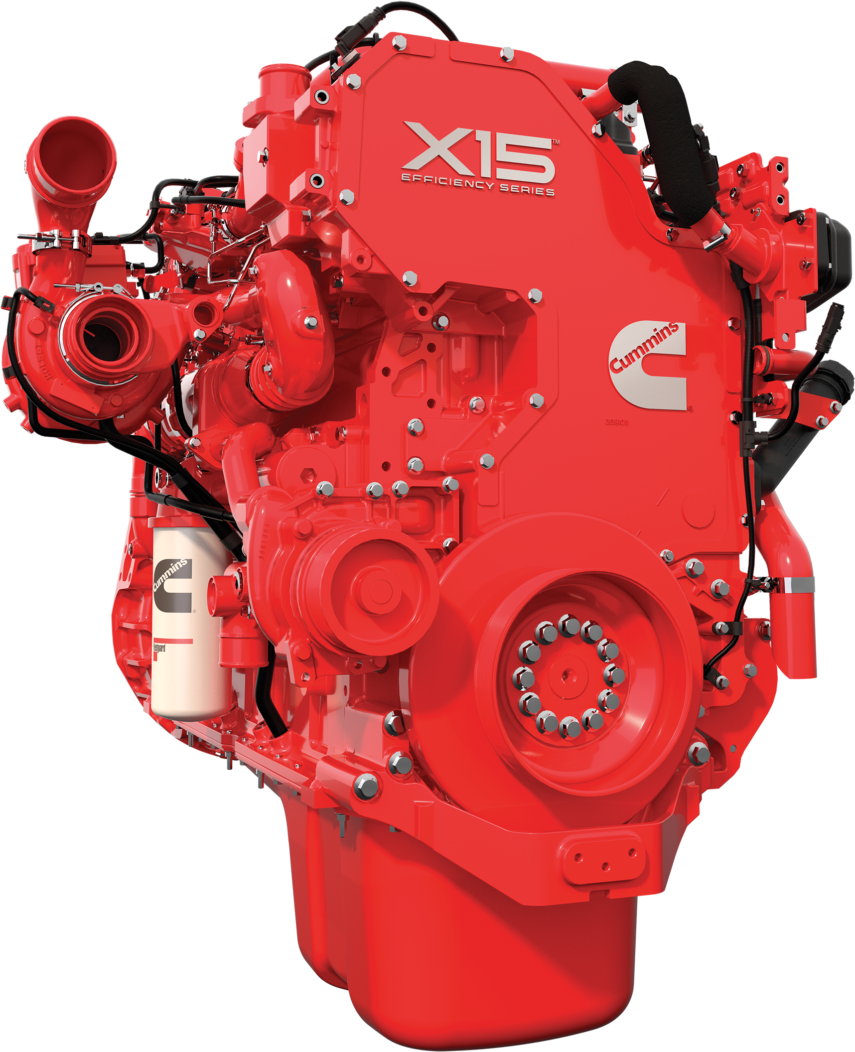 The X15 Efficiency Spec Is Designed For Long-haul Applications (2400x2400), Png Download