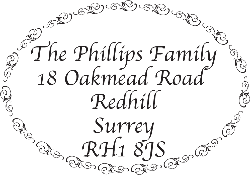 Vintage Address Stamp - Postage Stamp (1200x1200), Png Download