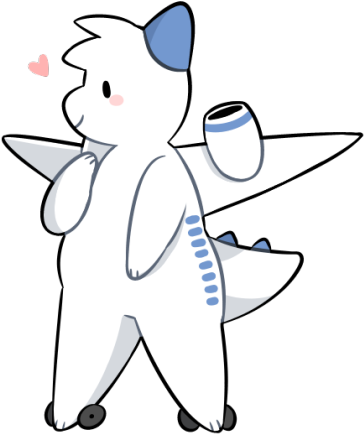 @15dogs My New Fursona - Cartoon (500x542), Png Download