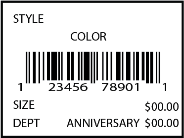 Nordstrom Anniversary Label 2 X - Leitz Icon Labels - 1 Roll(s) (447x600), Png Download