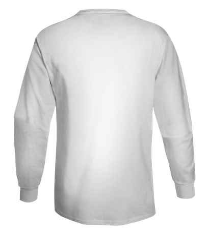 long sleeve white t shirt png