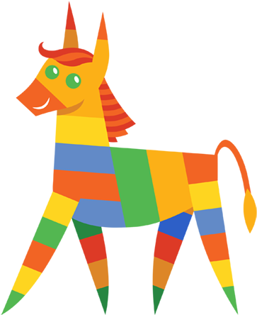 Mikej, Burro, Donkey, Fiesta, Oc, Oc Only, Piñata, - Illustration (400x475), Png Download