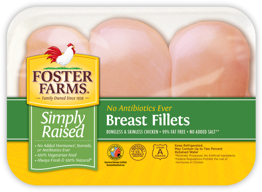 Mexican Chicken And Rice Crock Pot Recipe - Foster Farms Simply Raised Chicken Thigh Fillets (1024x1024), Png Download