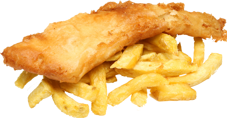 What We Offer - Fish And Chips Png (850x403), Png Download