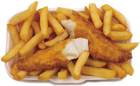 Fish And Chips Barrow - Rick Stein Fish And Chips (501x312), Png Download
