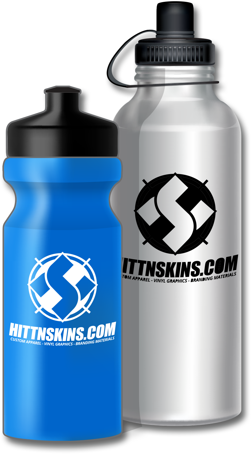 Water Bottles - Merchandise Bottles Png (1650x1650), Png Download
