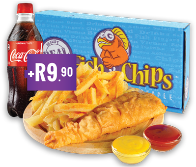 Med Fish & Sml Chips - Wingz (500x353), Png Download