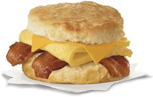Bacon, Egg & Cheese Biscuit - Chick Fil A Bacon Egg Cheese Biscuit (800x800), Png Download