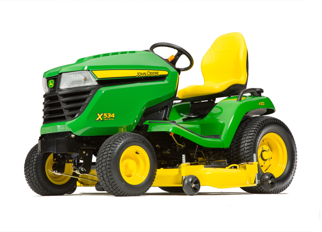 John Deer X 350 Clipart John Deere Riding Mower Tractor - John Deere X530 (642x462), Png Download