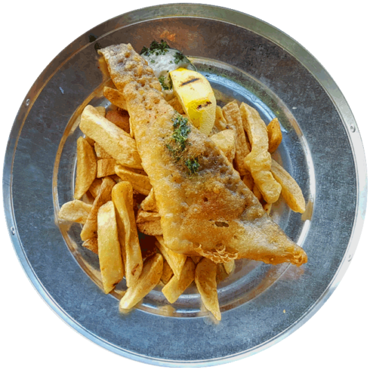 Menu - Fish And Chips (535x535), Png Download